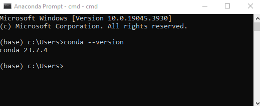 Anaconda Installation Verification